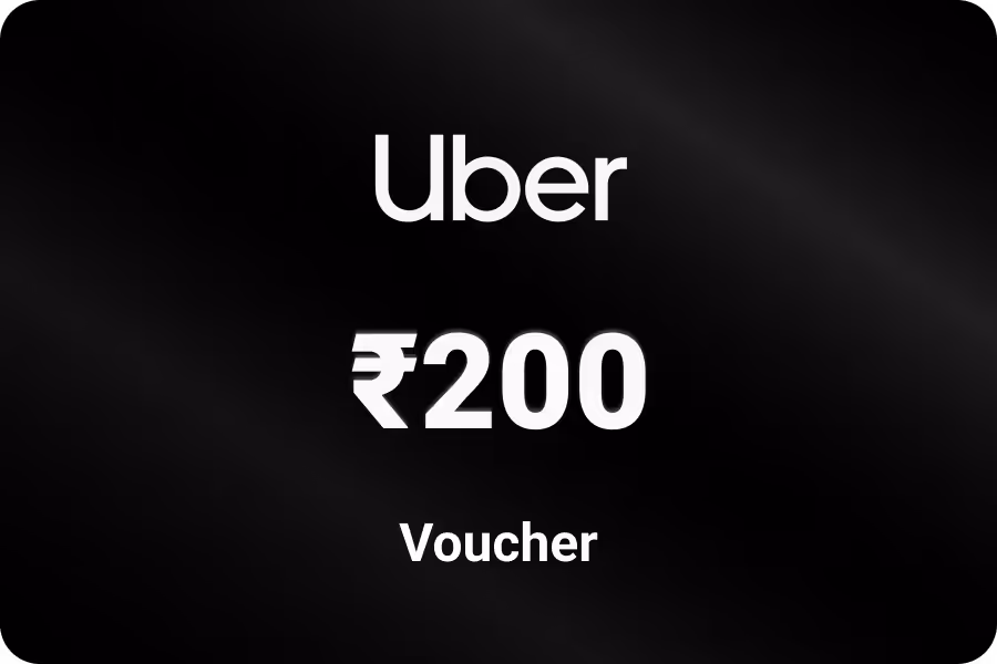 Uber Gift Card — Up to 30% off, from ₹140